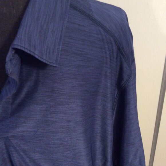 TOMMY BAHAMA XXL Islandzone navy blue partial button polo logo in back VNC - Picture 5 of 5